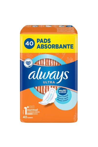 Always Absorbante Igienice - Ultra Normal, Marime 1, 40 buc