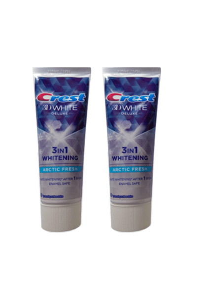 Crest معجون أسنان 3 في 1، 75 مل، برائحة منعشة ومبردة، لبشرة أكثر بياضًا.