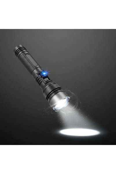 FONIX LED Flashlight, Comando Tech, with PowerBank function, 1800 mAh Capacit...