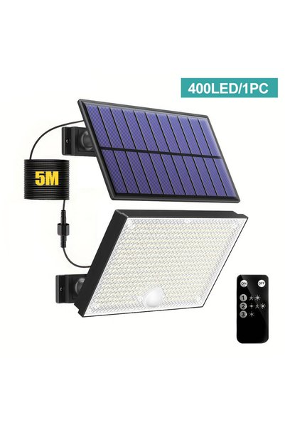 Choice 1PCS 400LED Solar Outdoor Motion Sensor Lights 348/328 LED Security Fl...