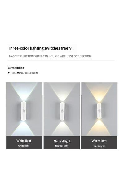 Choice A1 portableLED Night Lights Double-head Sunset Wall Lamp Motion Sensor...