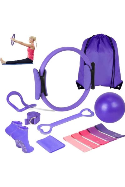 Generic Home Pilates Kit 13 pcs, Pilates Equipment for Home Workouts, Pilate ...