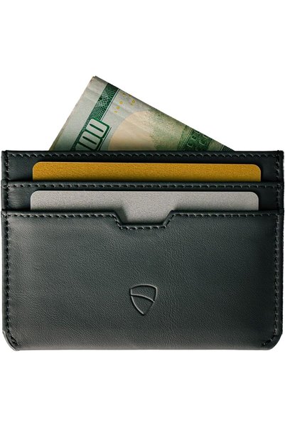 Generic MOORGATE Slim Top-Grain Leather Holder, RFID Wallet