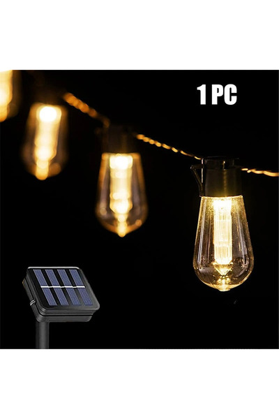 Choice 9.5 meters(30 bulbs) Warm waterproof 1PC Solar Light String Outdoor Wa...