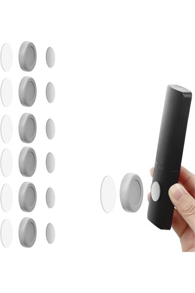 Generic 8 PCS Magnetic Remote Holder, Wall Mount Control Organizer, Self-Adhe...