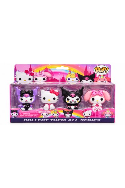 odjas Set 4 Figurine de Colecție Hello Kitty, Kuromi și My Melody – Personaje...