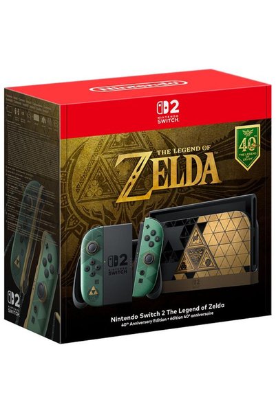 Nintendo Switch 2 Consola Ediția Aniversară a 40-a The Legend of Zelda