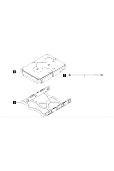 LENOVO THINKSYSTEM 4XB7A77446 ST50/ST45 SERIES 3.5 2TB 7.2K SATA6GB NON-HOT SWAP 512N HDD