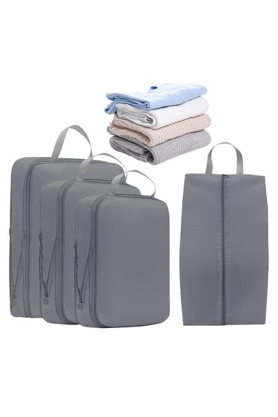 Generic Luggage Packing Cubes for Travel Space-Saving Clothing Storage Organizer