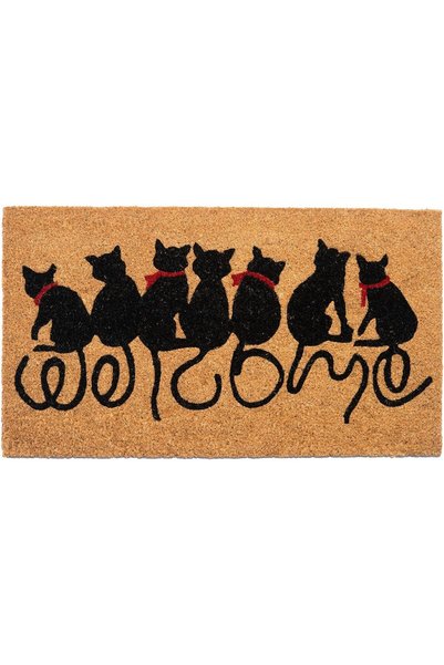 Generic Door Mat for Entrance, Welcome Mat with Non-Slip PVC Backing, Outdoor...