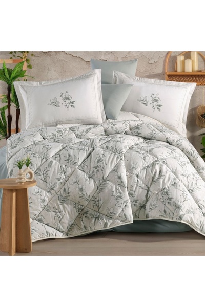 Talis Bloomera Mint Bedding and Duvet Set (100% Cotton )