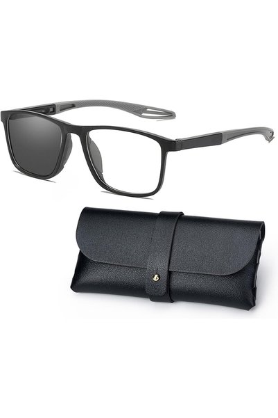 Generic Multifocal Reading Glasses for Men, Lightweight Tr Frame, Anti-Blue L...