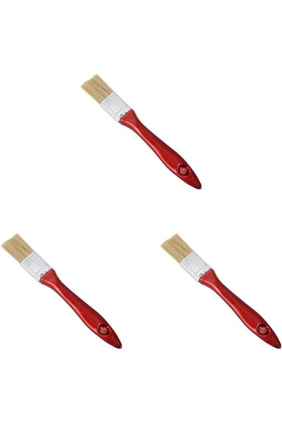 Generic Paint Brush -1inch- No Streaks Flat Trim Brush with Ergonomic Handle ...