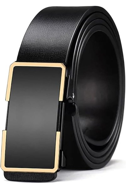 Generic Ratchet Belt, 120cm Automatic Sliding Waist Strap, Hidden Tail Design...