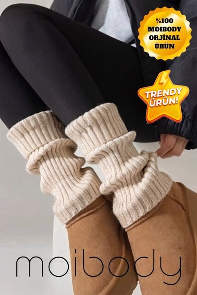 Moibody Originalne premium grejače za noge, 100% akrilne pletene grejače za n...
