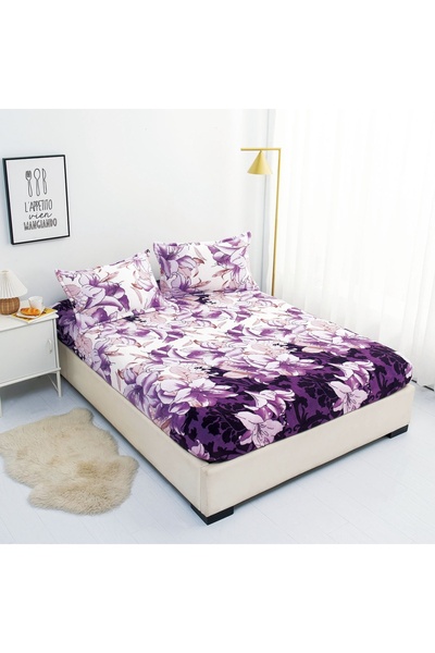 Talis Cearsaf de pat Cocolino cu elastic si 2 fete de perna Lillyac 180x200cm