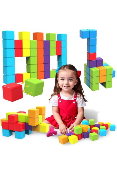 Generic Magnetic Blocks, العاب اطفال عمر 5 سنوات, Magnetic Cube Toys for Todd...
