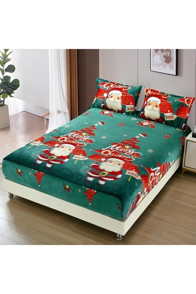 Talis Cearsaf de pat Cocolino cu elastic si 2 fete de perna Merry V17 180x200cm