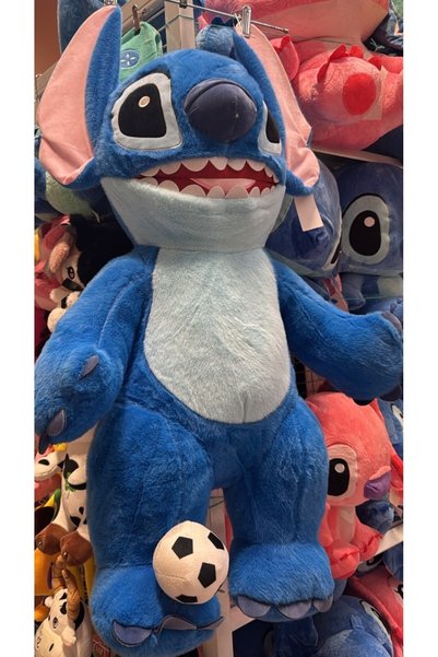 odjas Jucărie de Pluș Stitch Gigant, 100 cm (1 Metru) – Pluș Albastru Mare, M...