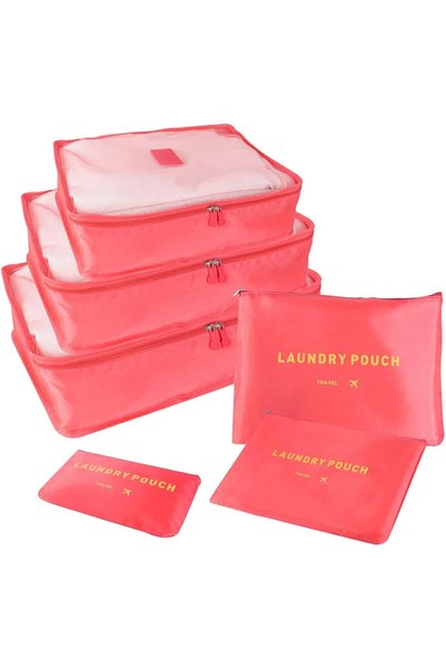 Generic 6-Piece Travel Luggage Organizer Set, Waterproof Packing Cubes and La...