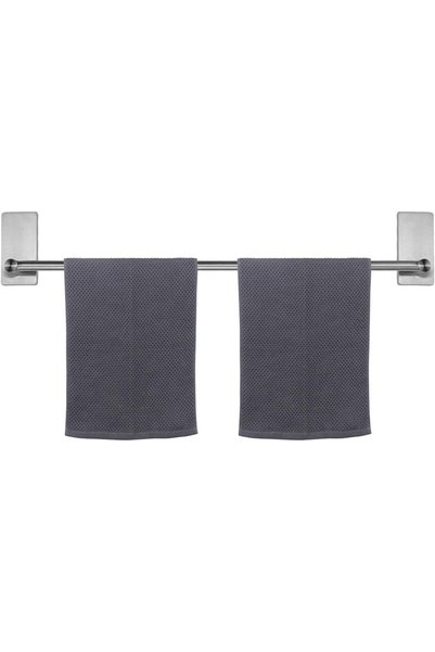 Generic Self Adhesive Bathroom Towel Bar- Stainless Steel Bath Wall Shelf Rac...