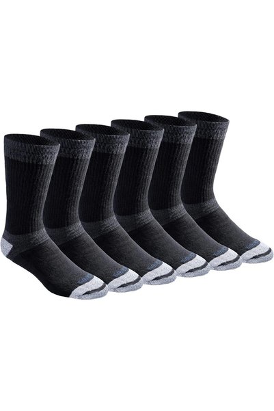 Generic Men's Dri-Tech Essential Moisture Control Crew Socks, Available in M-...