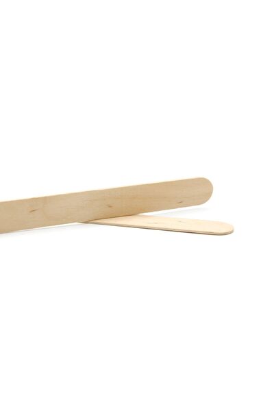 global fashion Set de 7 unități: Set de 100 de spatule din lemn pentru epilare