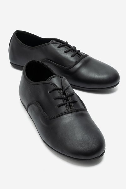 LuviShoes ROBY Black Genuine Leather Lace-Up Women's Casual Shoes