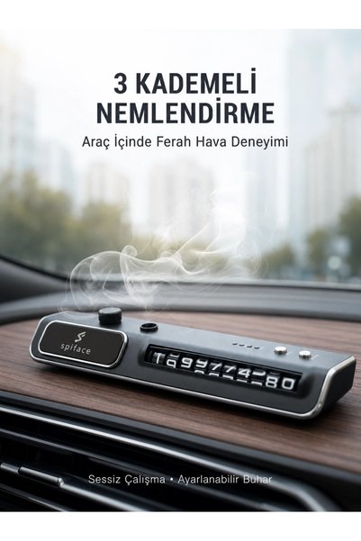 plentiful Mey Import Plentiful Car Windshield Humidifier with Phone Number Di...