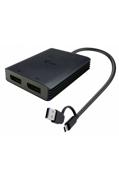 iTec Adaptor Video USB-A/USB-C Dual 4K/60 Hz DisplayPort
