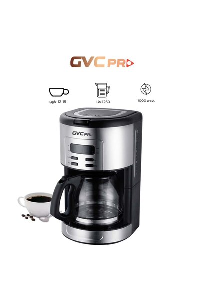 GVC PRO جي في سي برو مكينة قهوة أمريكي ديجيتال 1.5 لتر 1000 واط - GVCM-1810
