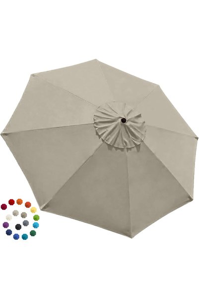 GENERAL EliteShade USA Sunumbrella 9ft Patio Umbrella Market Table Outdoor De...