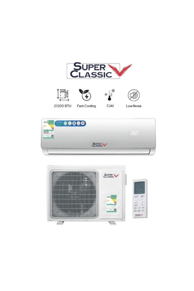 SUPER CLASSIC مكيف سبليت سوبر كلاسيك بقوة 21,200 وحدة تبريد فقط - SCSP-24C