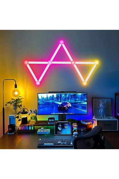 Generic ضوء جداري ذكي بتقنية واي فاي LED برو، إضاءة للألعاب قابلة للتعتيم بأك...