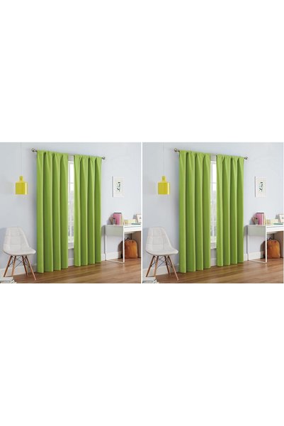 Generic Kendall Modern Blackout Thermal Rod Pocket Window Curtain for Bedroom...
