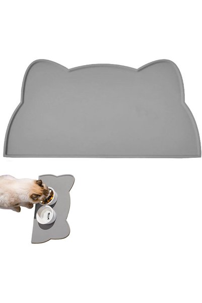 Generic Pet Food Mat, Pets Silicone Bowl Mats, Pets Feeding Mats, Waterproof ...
