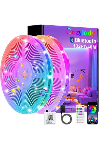 Generic 40M Bluetooth Strip Lights, LED Light Strips Controlled by Smart Phon...