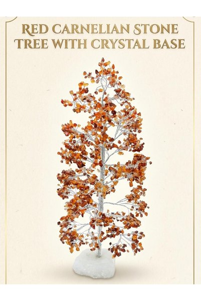 Generic Latas Natural Carnelian Crystal Gem Tree(2000 Stones) For Spiritual H...