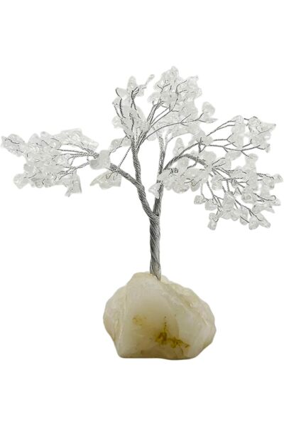 Generic Latas Natural Crystal Clear Quartz Money Tree for Positive Energy,Goo...