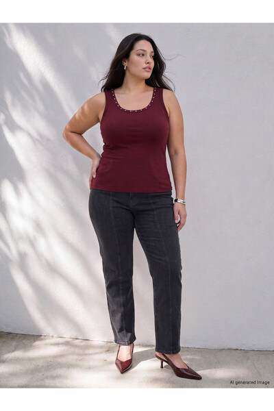 LC Waikiki LCW Curve Anthracite Denim Straight-Leg & Slim Leg Jeans with the ...