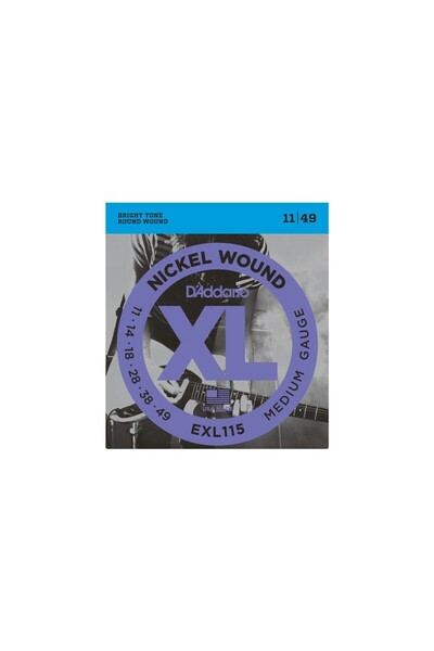 D'Addario Daddario exl115 electric guitar strings (11-49)