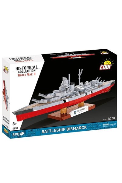 Cobi Klocki Set de blocuri Battleship Bismarck 590 piese.