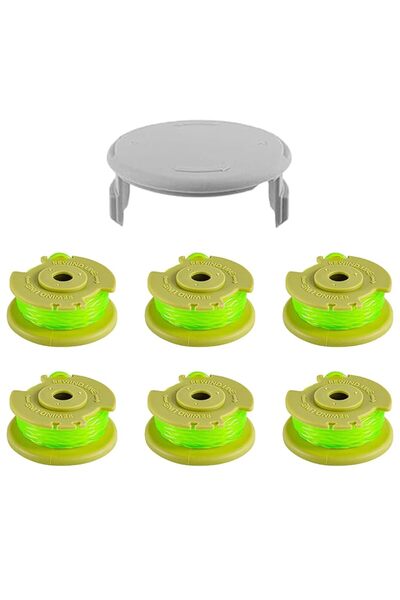 GENERAL 6 Spools 1 Trimmer Caps,Compatible with Ha-rt Auto-Feed String Trimme...