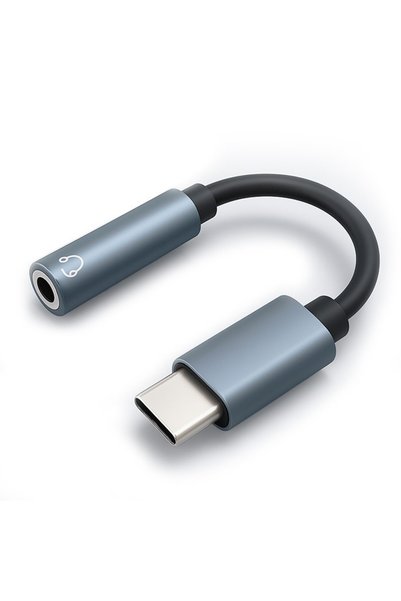 Qoltec Adaptor USB C la jack 3.5mm 10cm