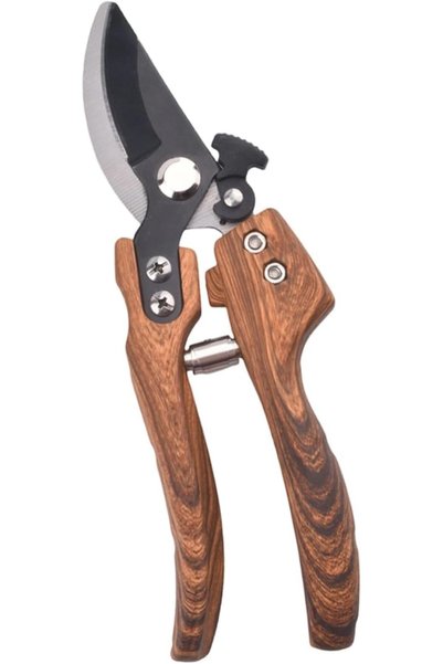 Generic Garden Pruning Shear, Bypass Straight Garden Scissor Plant Gardening ...
