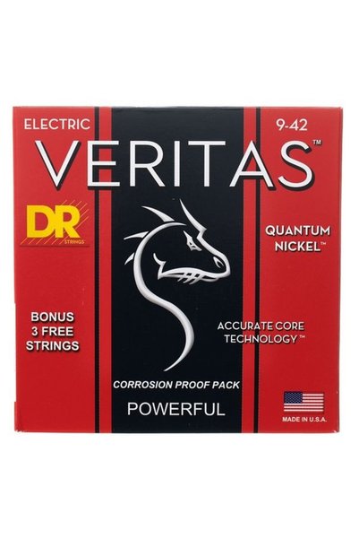 DR Vte-9 Veritas Electric Guitar String (Light 9-42)