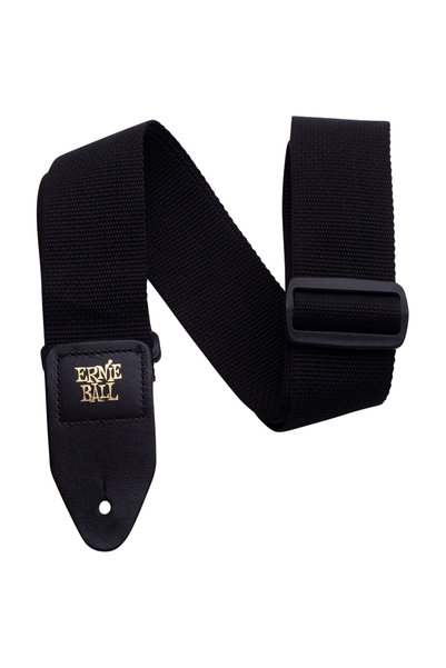 Ernie Ball P04037 Black Polypro Guitar Strap