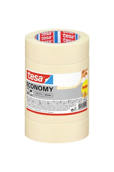 Tesa Economie 55349-00000-00 Bandă de mascare albă (L x l) 50 m x 30 55349-00...