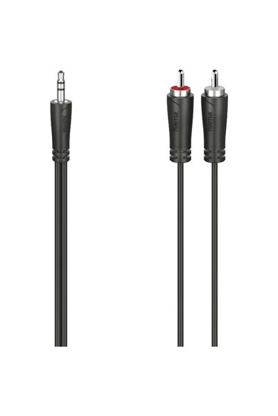 Hama 00200720 Cablu audio / phono Jack / RCA [1x mufă Jack 3.5 mm - 2x RC 002...