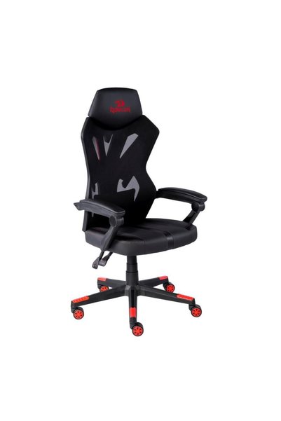REDRAGON Scaun de gaming reglabil Spider King, Negru/Roșu